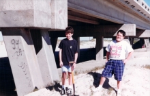 1996 Digging Sand for Kearne Art Mosaic Project
